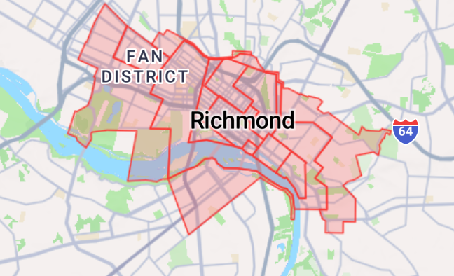 Maps: Richmond city's growth, through the years