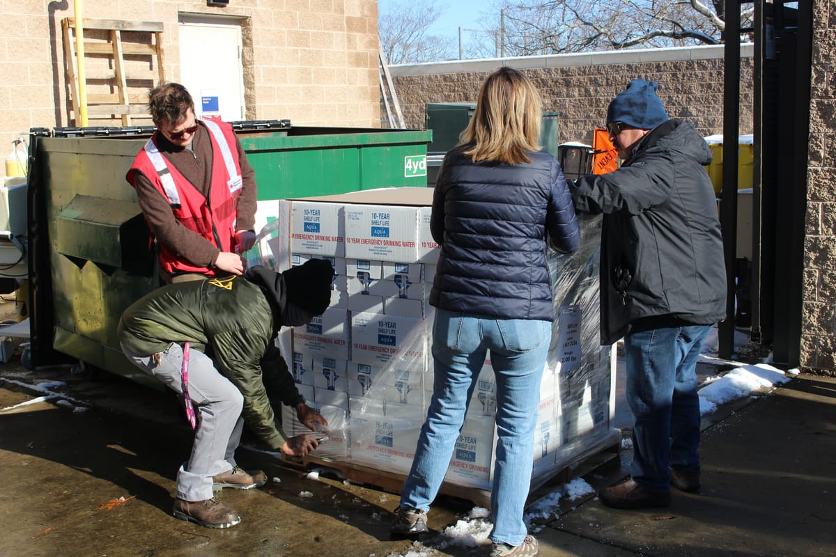 Water distribution begins across Richmond, more will arrive for 3 p.m. pickup window