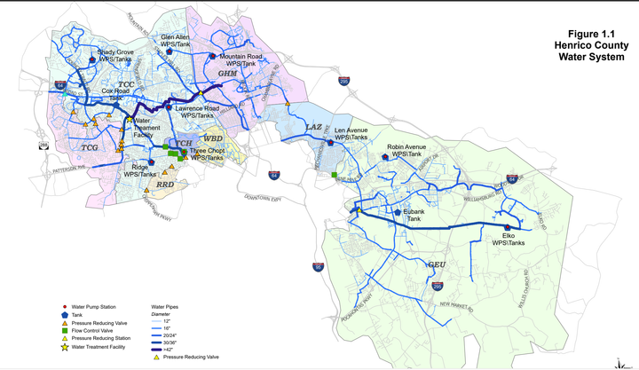 Henrico weighs choice between breaking off from Richmond water system or pursuing more regional cooperation